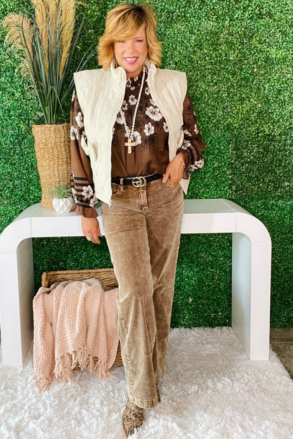 Put A Bow On It Quilted Vest