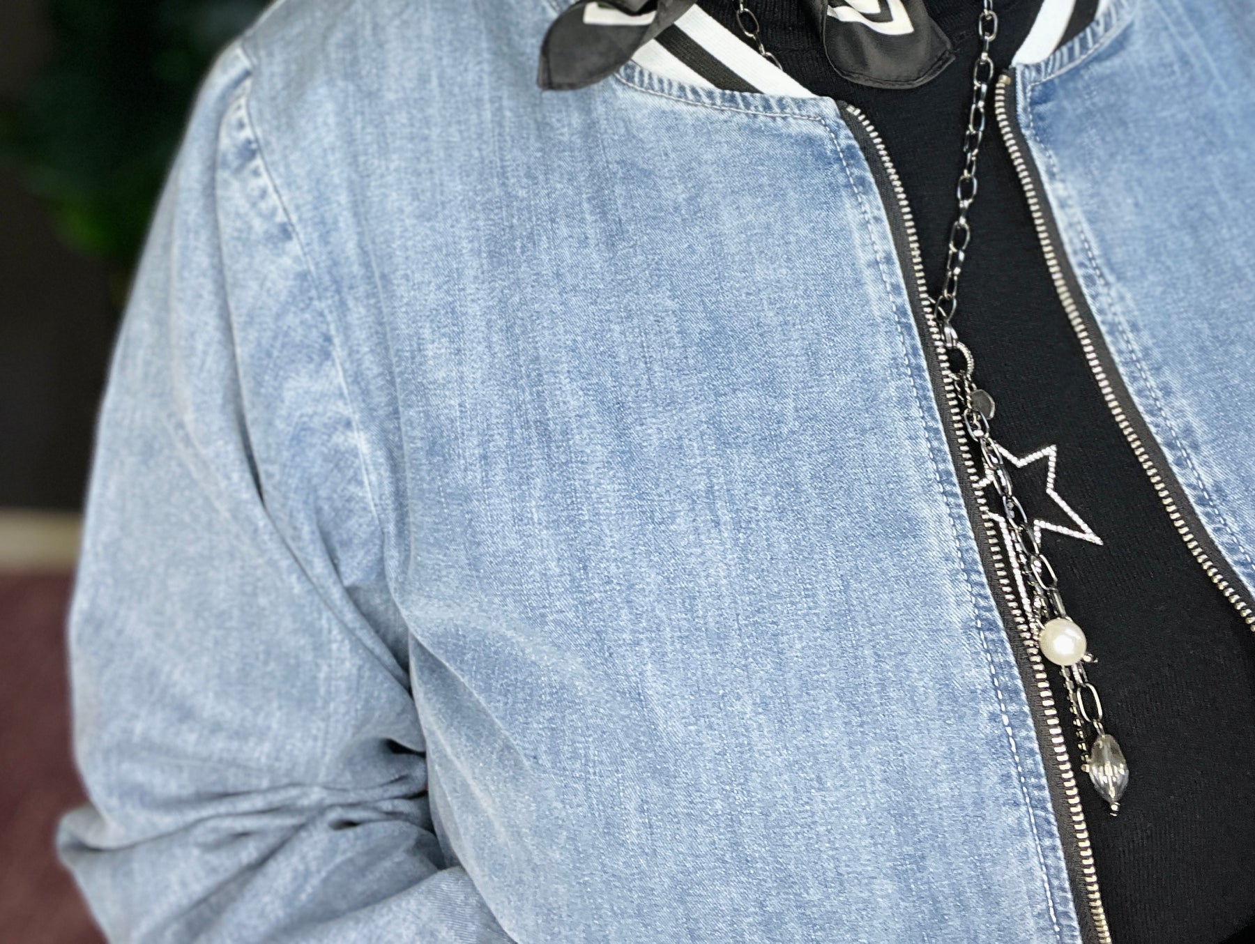 Easy Breezy Denim Zip Up Jacket - OT031DN