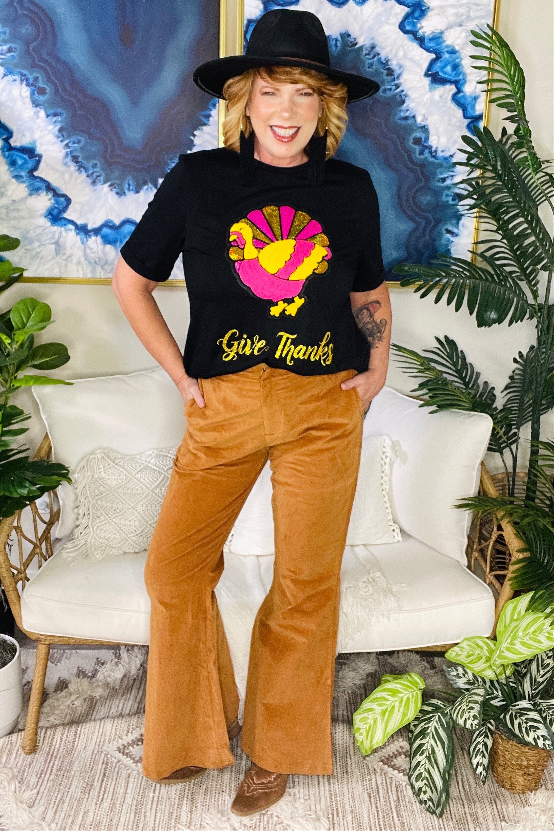 Turkey Trot Cutie Top - S956BK