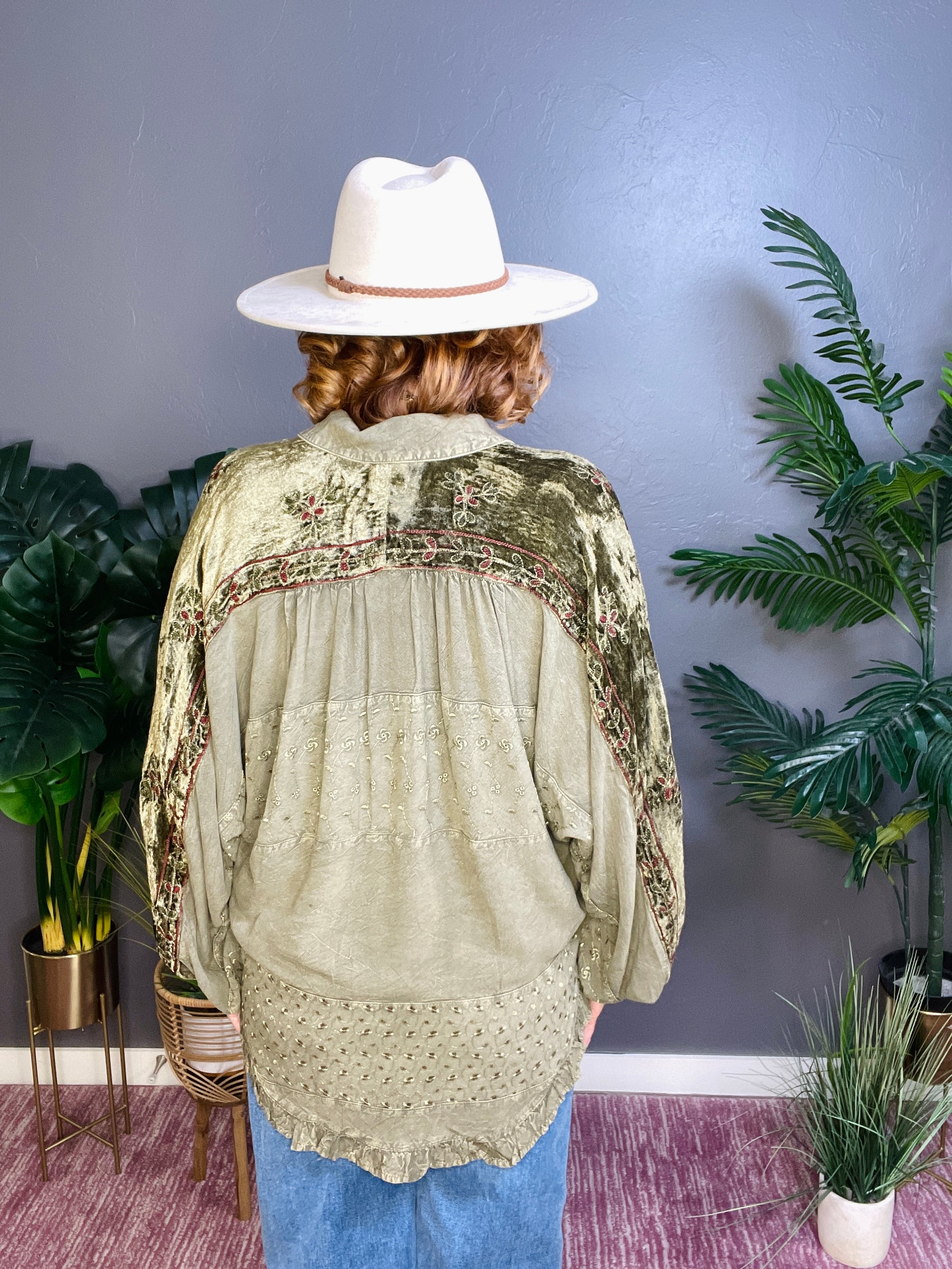 Wind Of Change Boho Top - S113GR