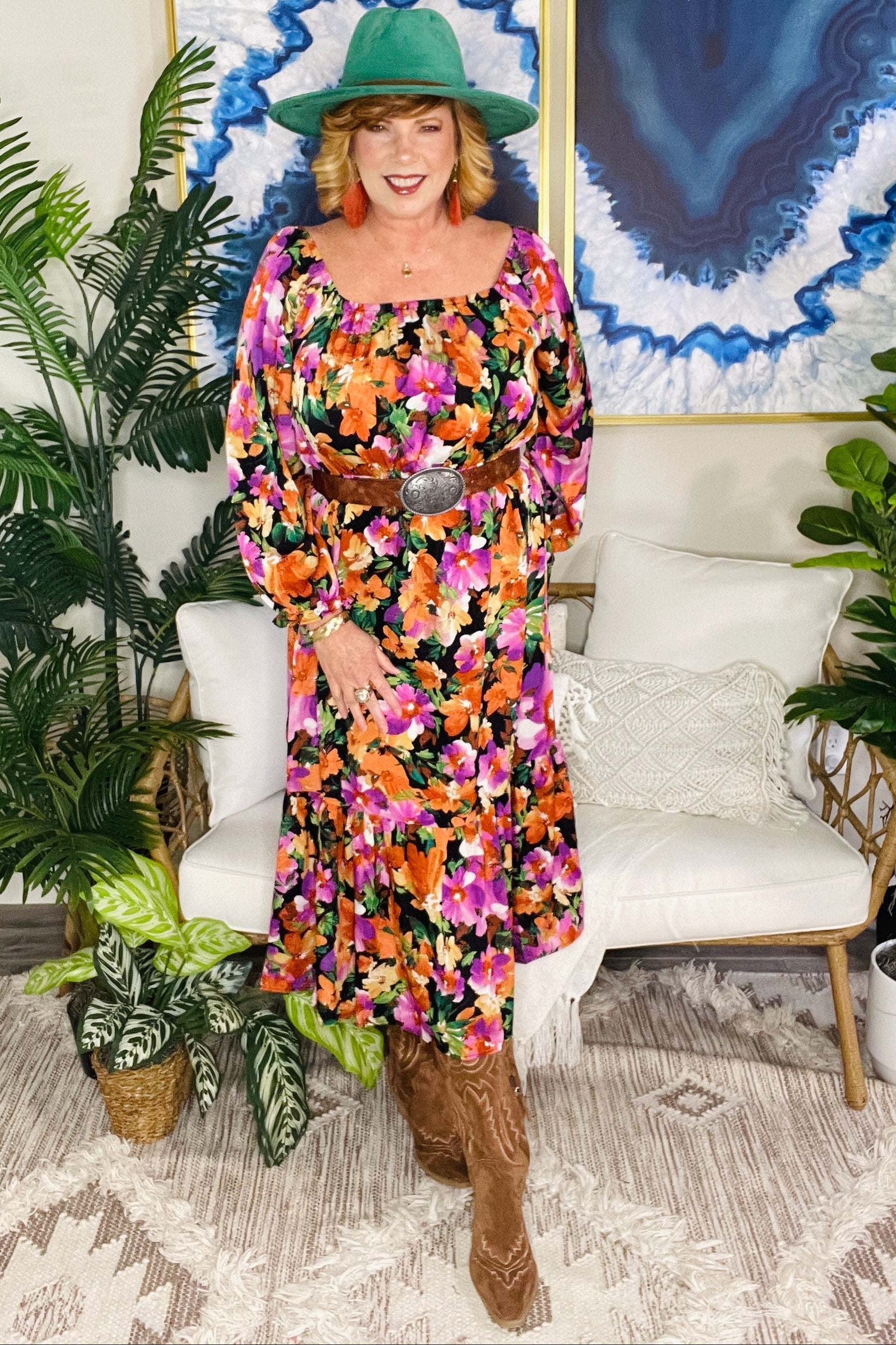 Falling For Florals Dress - DR262MU