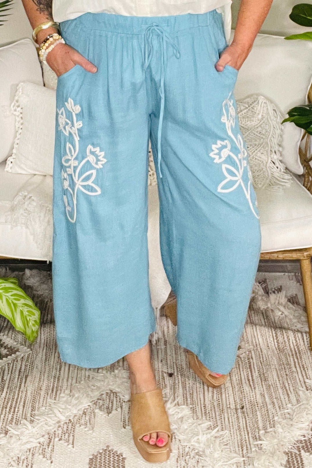 Summer Tides Jade Pants - P124JD