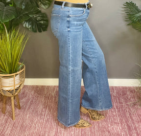 Jordan Full Size High Rise Wide Leg Jeans