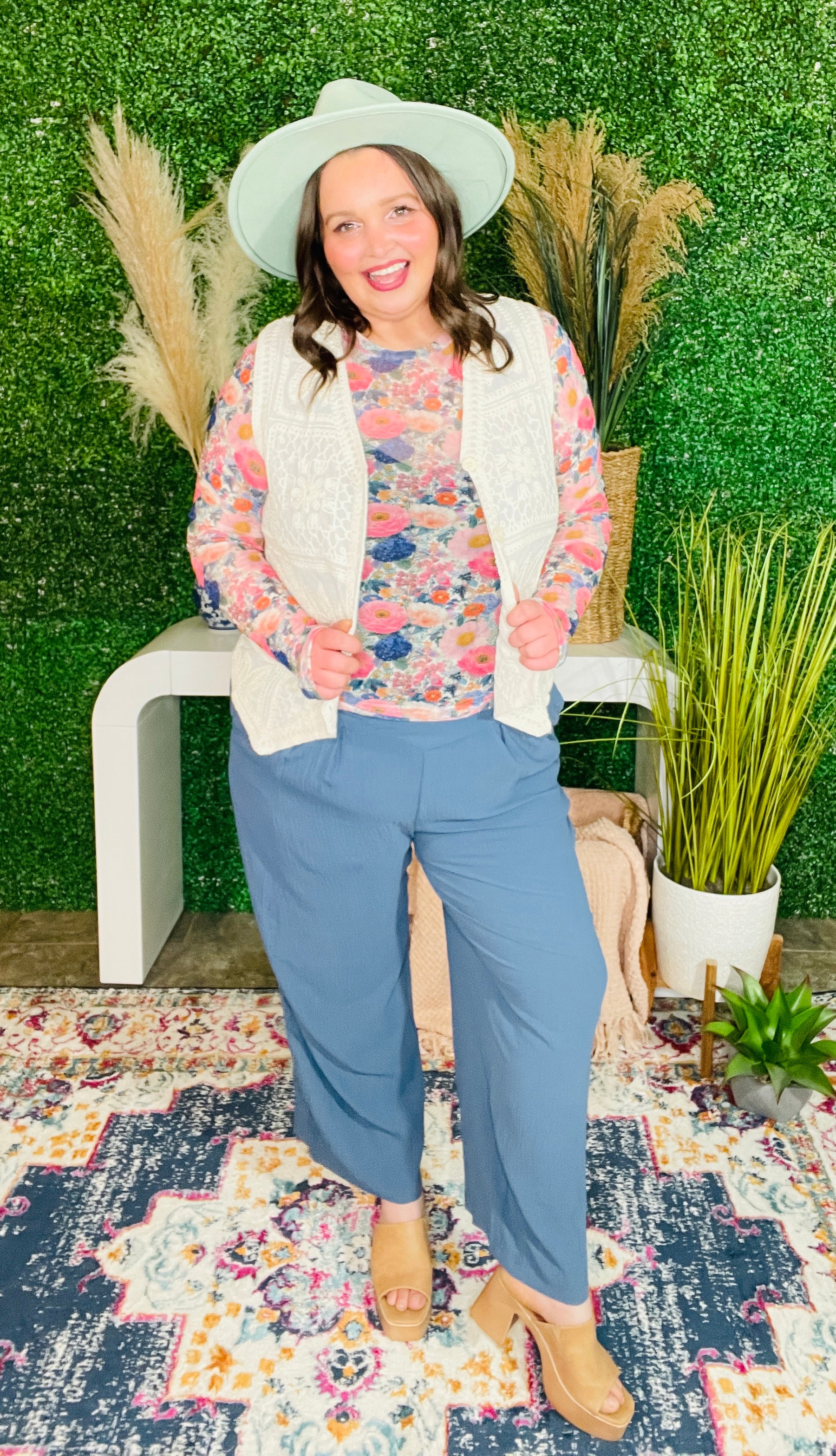 Signature Style Textured Pants (2 Colors)
