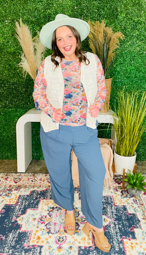 Signature Style Textured Pants (2 Colors)