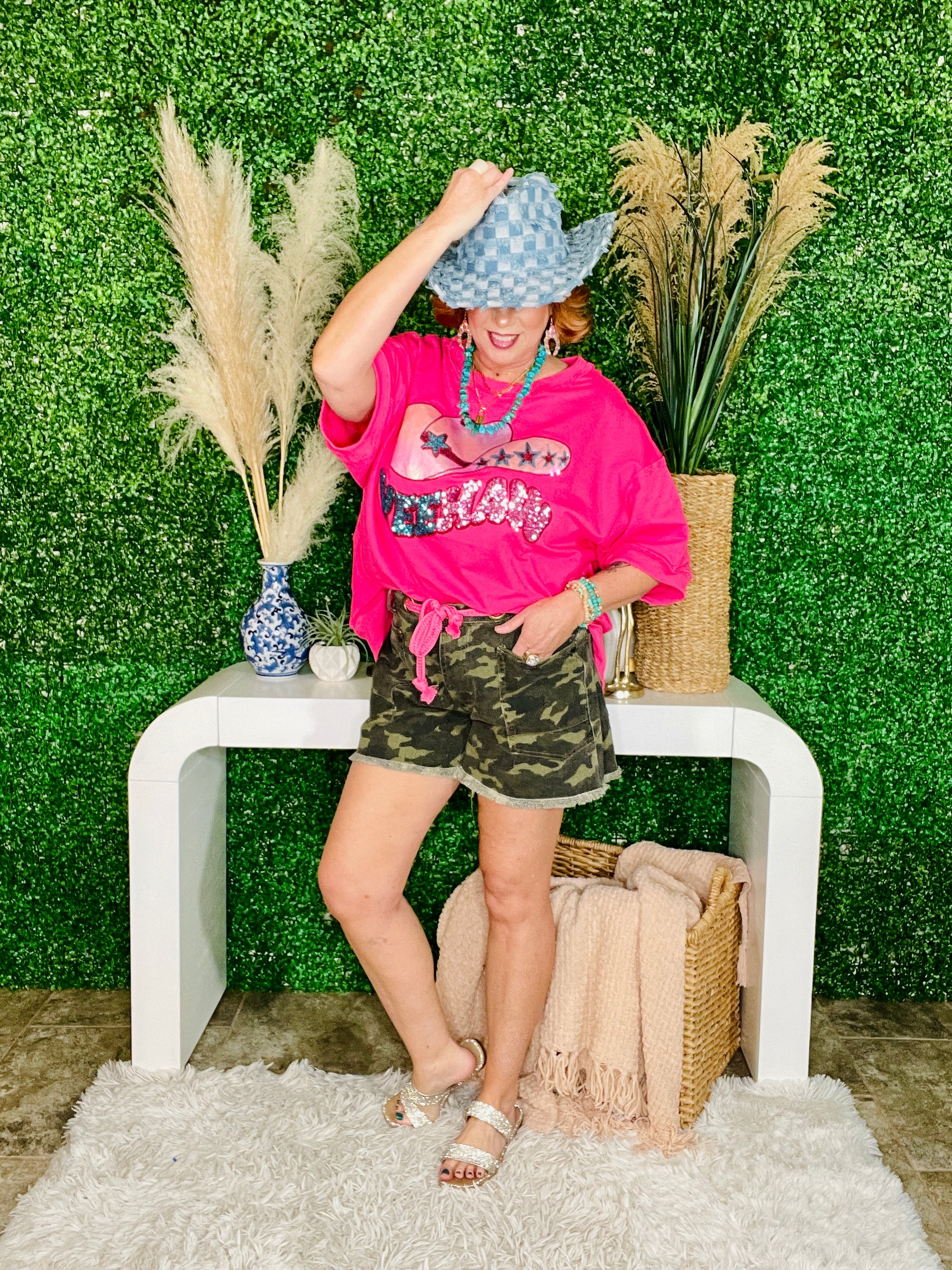 Yeehaw And Shine Top - S445FU