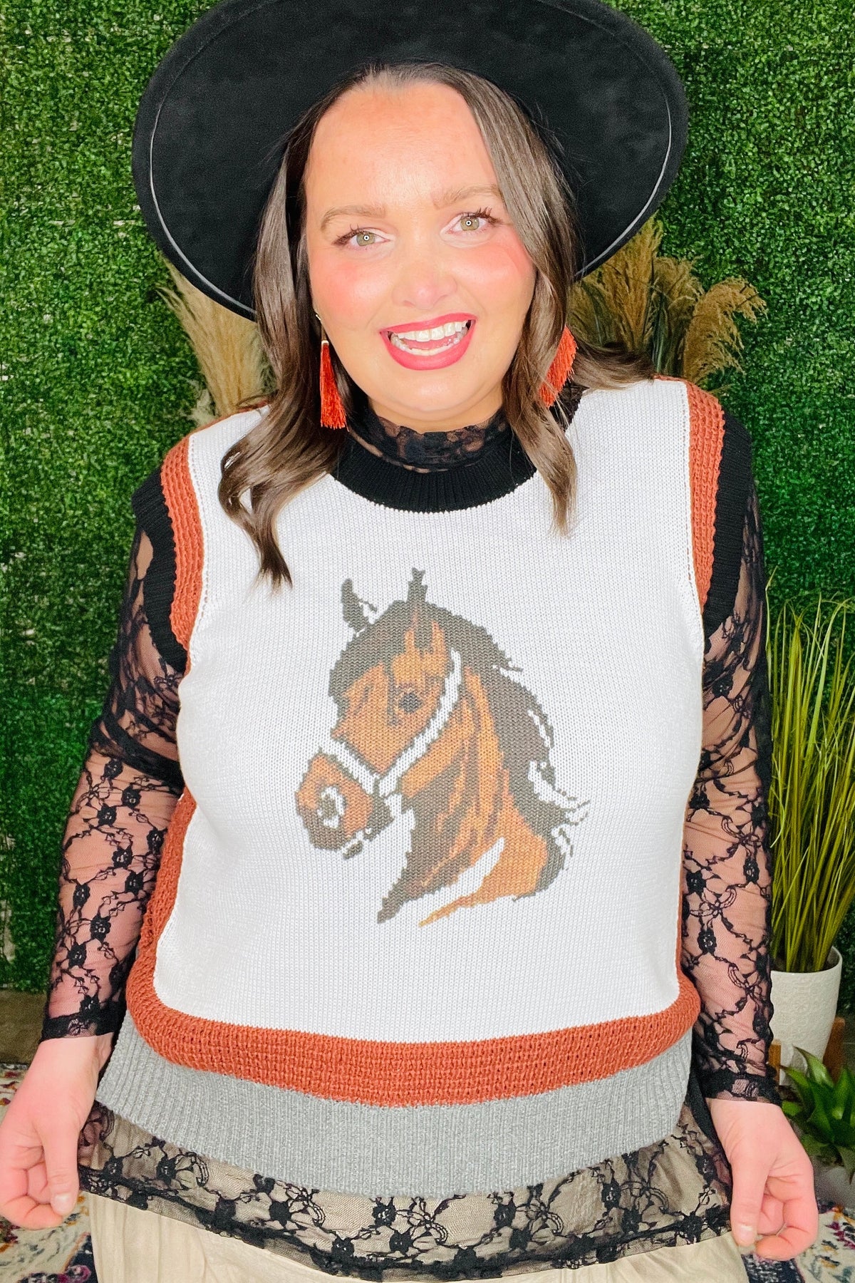 Saddle Up Sister Sweater Vest