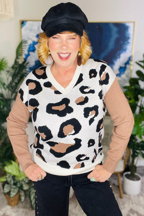 Wild Times V Neck Sweater