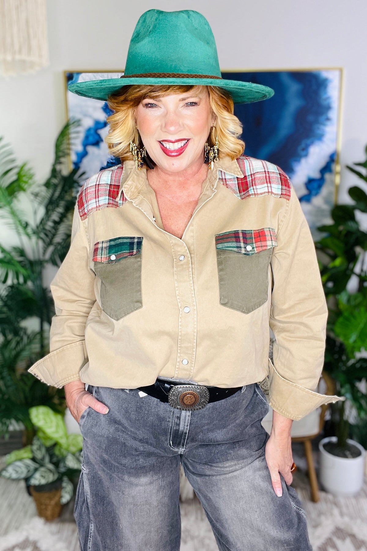 Country Roads Shacket - T032CA