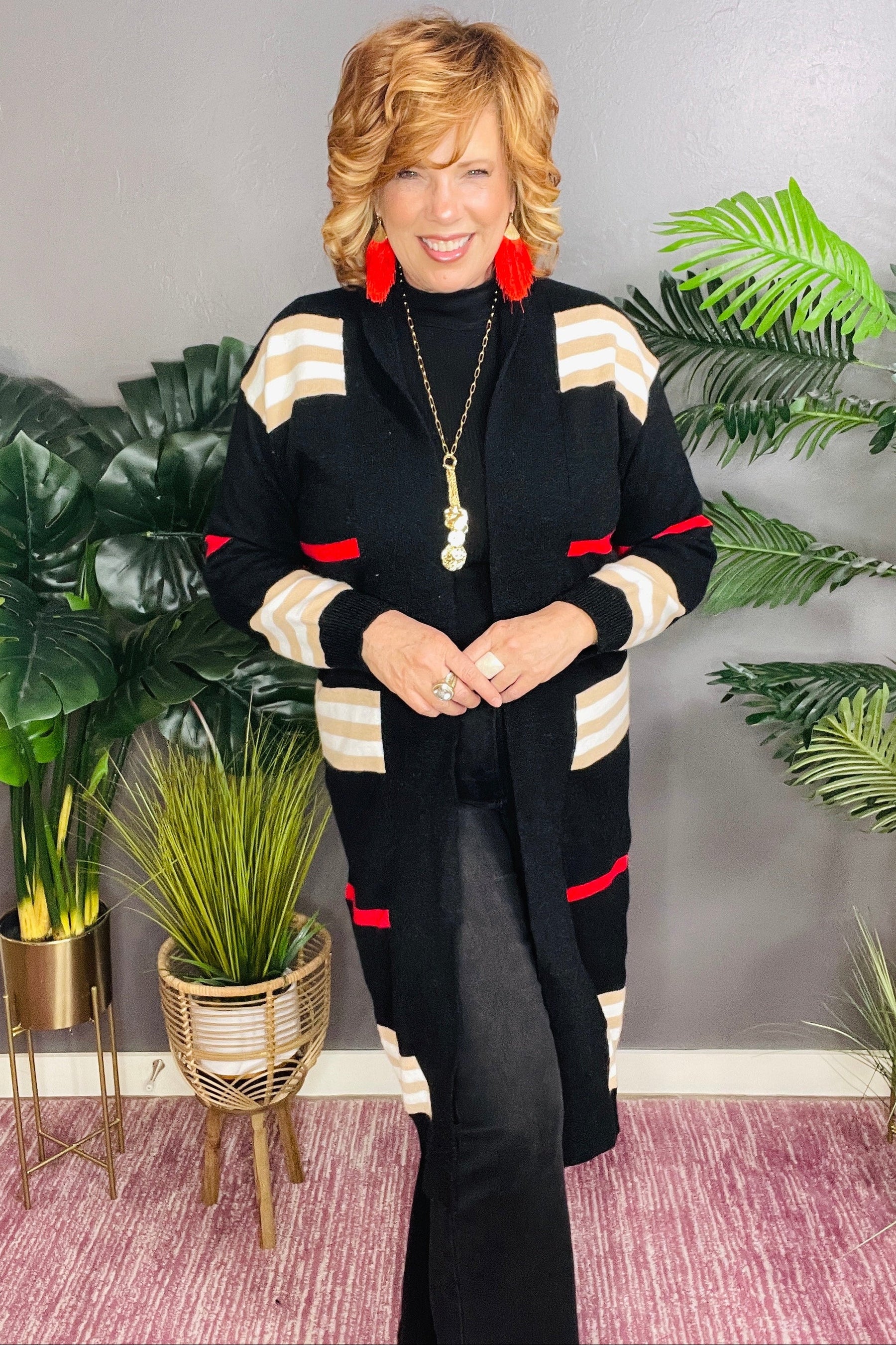 Fashion Never Fades Striped Cardigan (4 Colors)