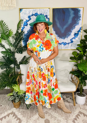Garden Getaway Dress - DR234IV