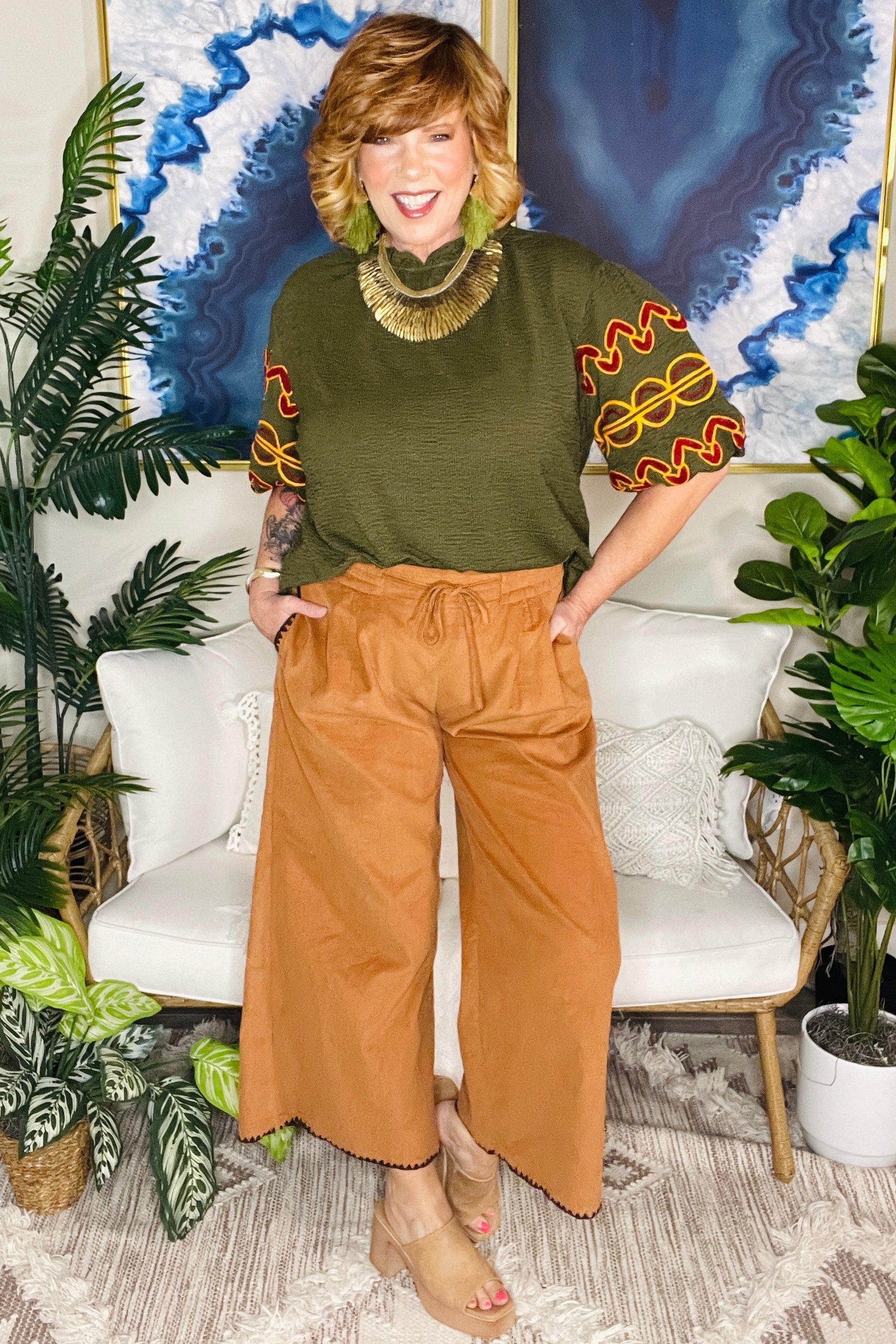 Copper Canyon Camel Pants - P157CA
