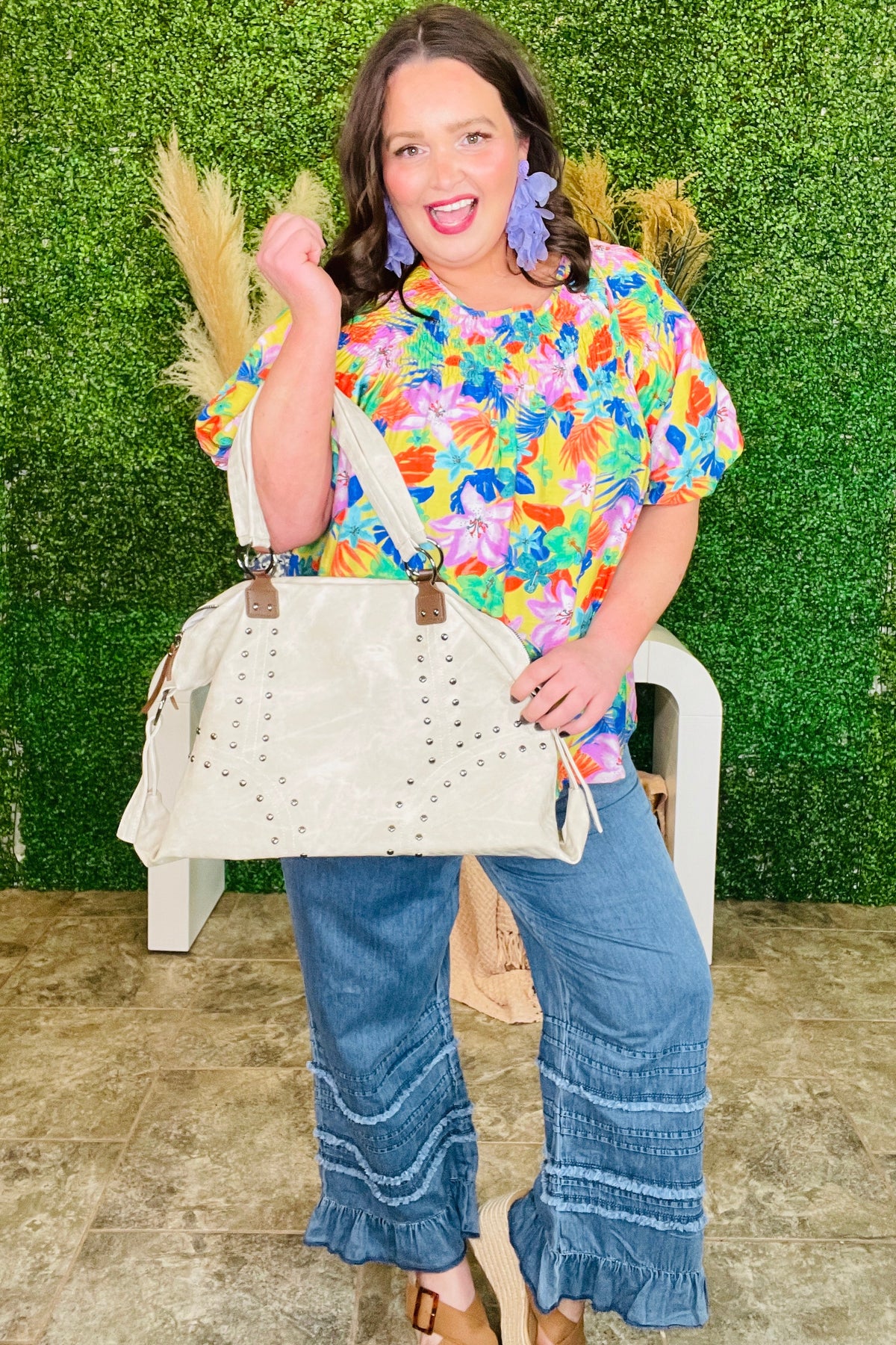 I Can Handle It Studded Handbag (2 Colors)