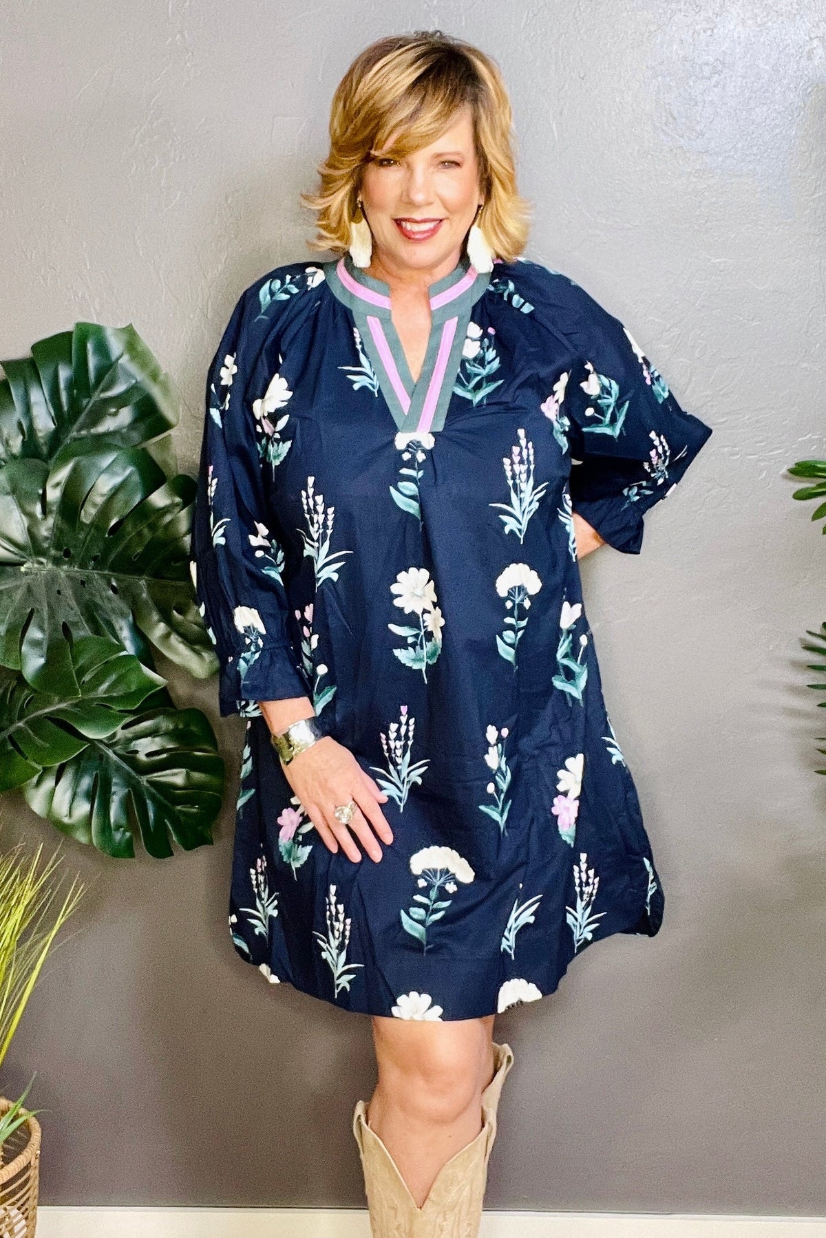 Bloom Beautifully Midnight Mix Dress - DR016MD