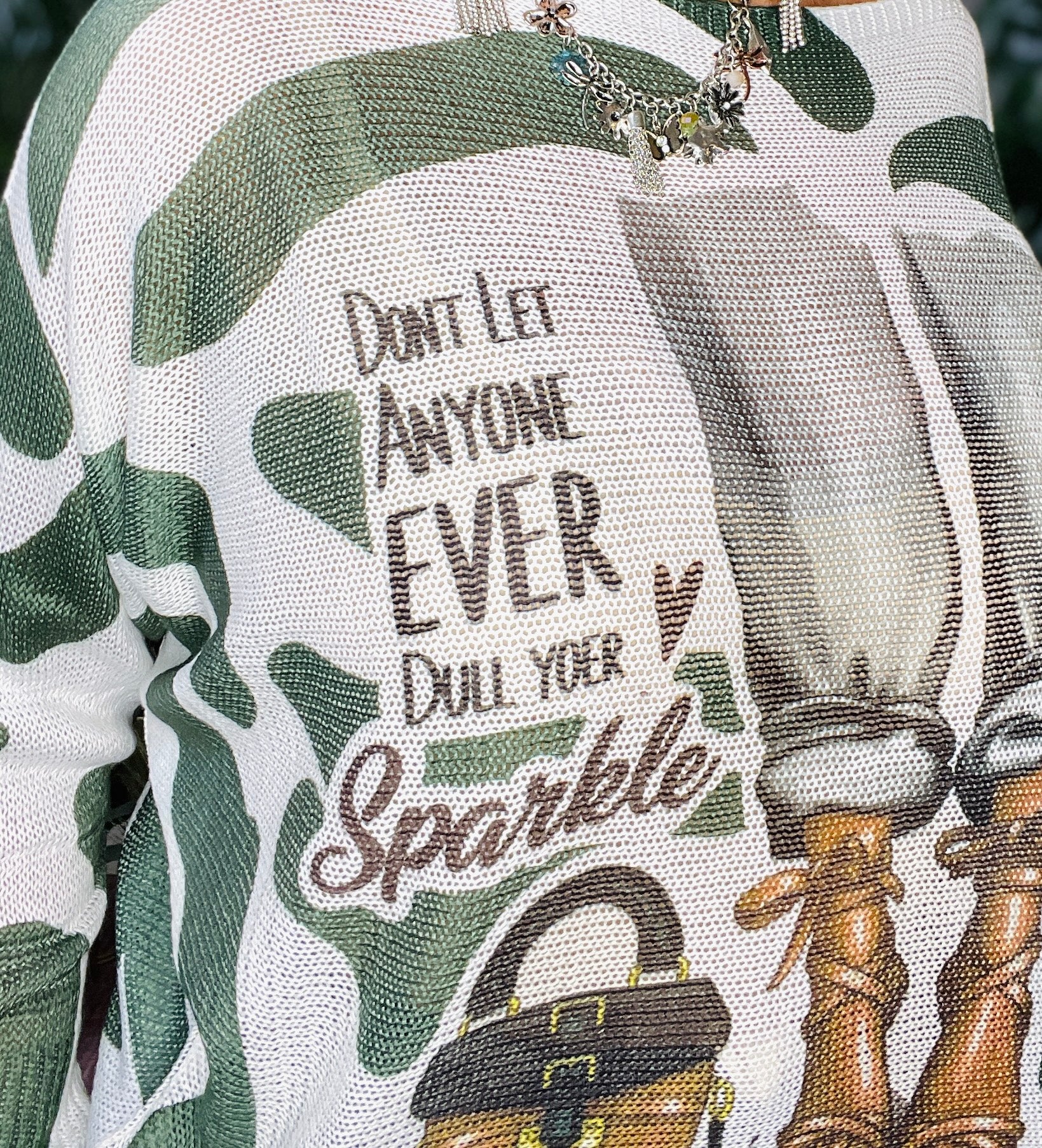 Don't Let Anyone Dull Your Sparkle Top - S345WH