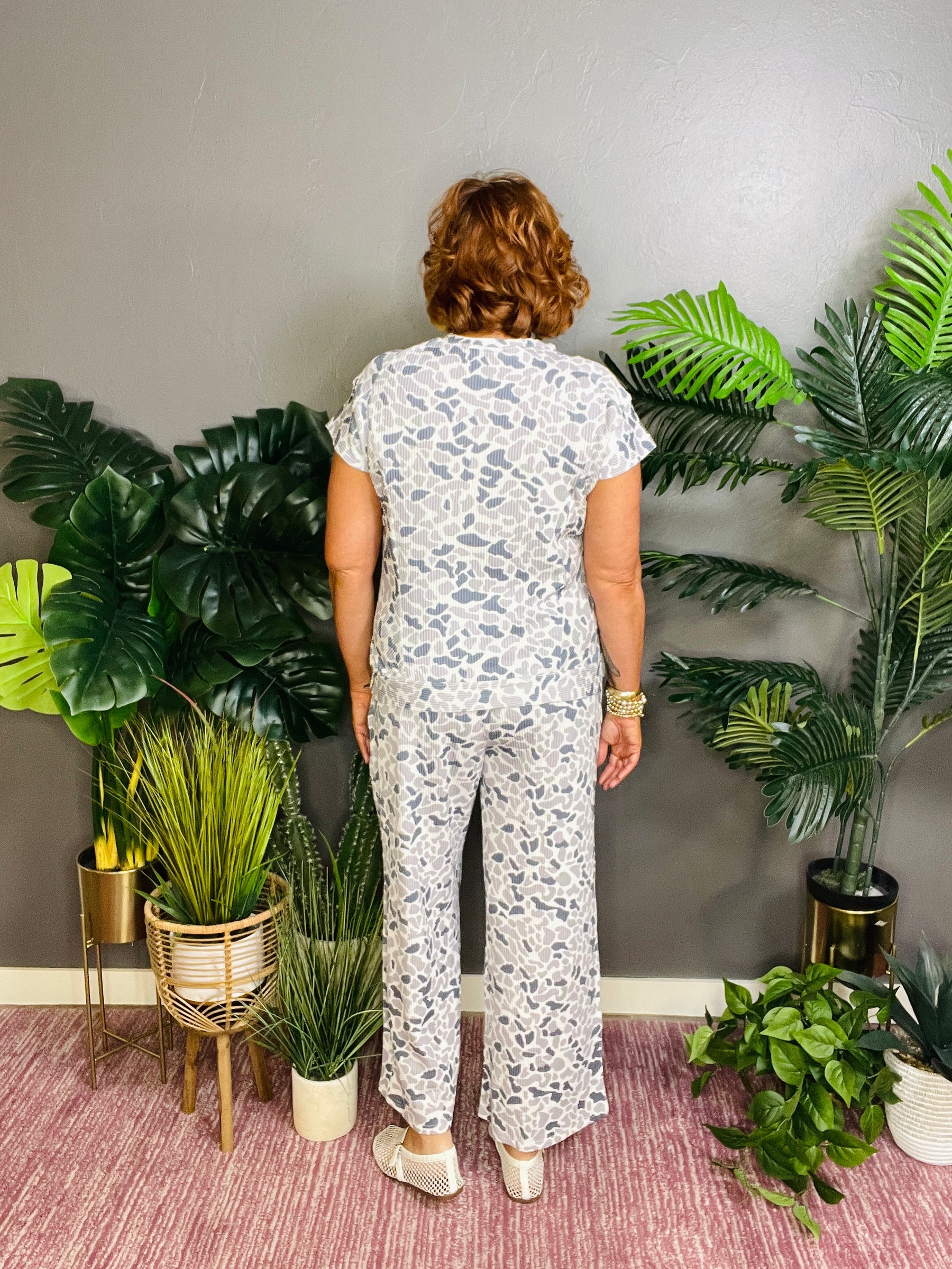 Right On Target Camo Top And Pant Set