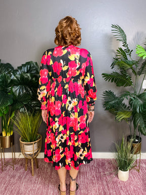 Floral Crush Maxi Dress - DR028MU