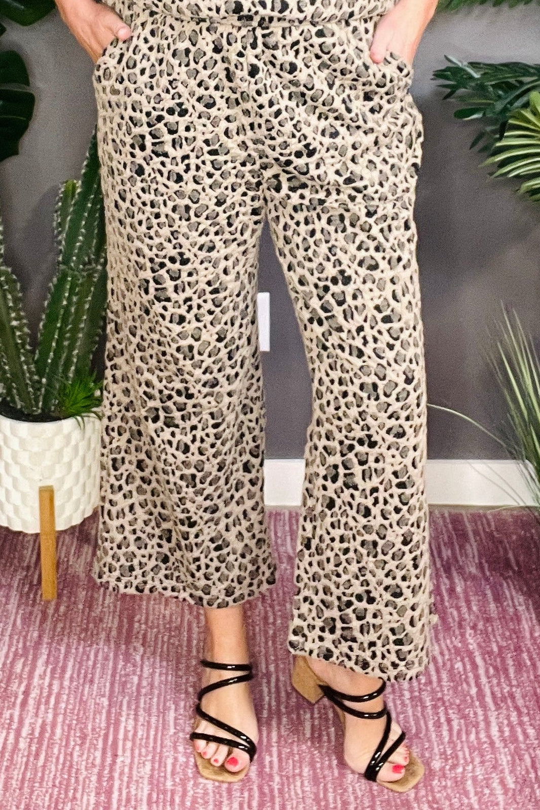 Cozy Crush Top And Wide Leg Pant Set