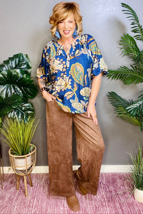 Southern Charm Navy Top - S096NV