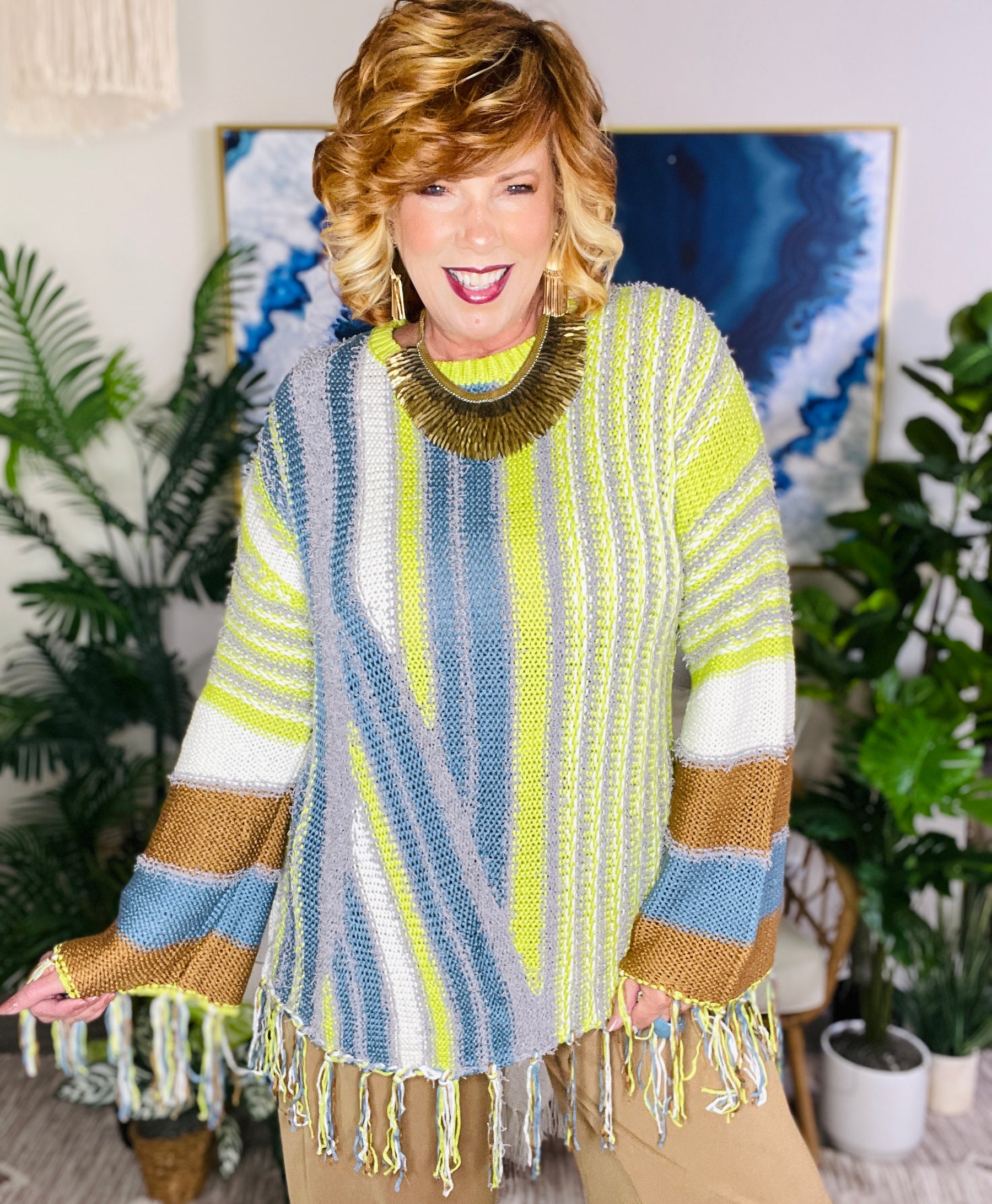Color Me Boho Sweater - T048LM
