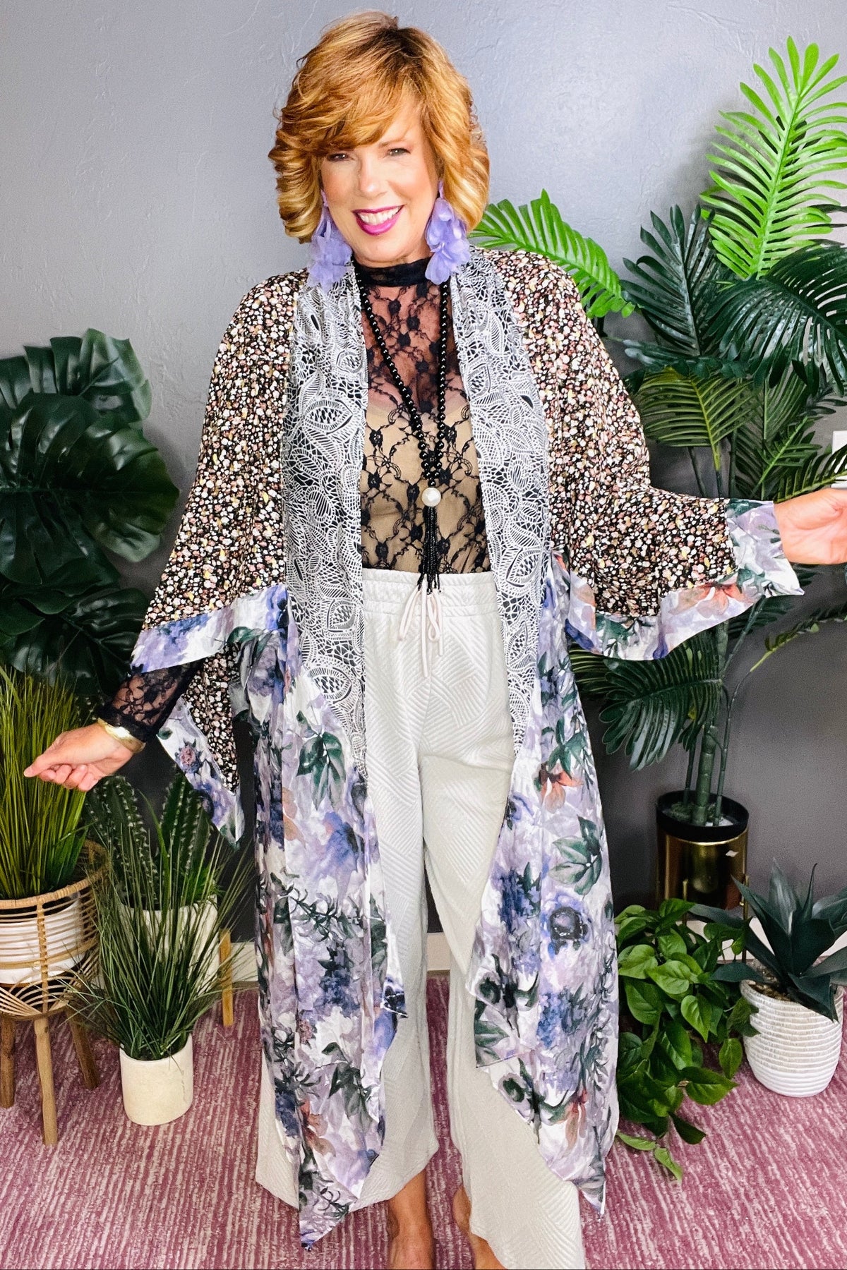 Perfectly Polished Kimono - OT160PU