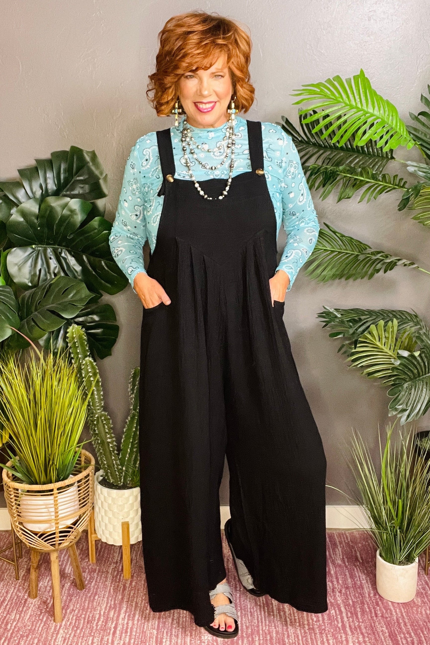Super Fly Black Jumpsuit - R011BK