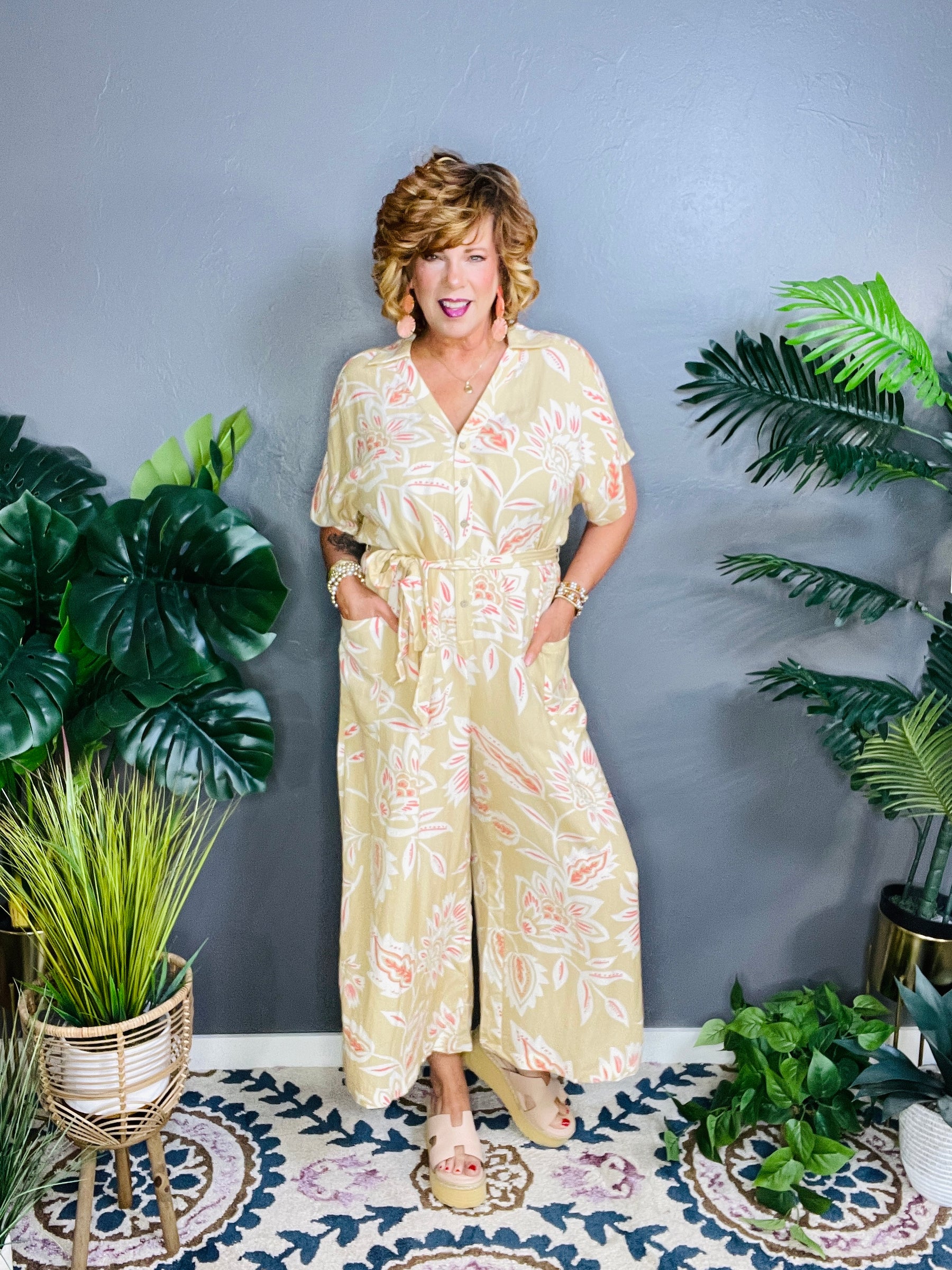 Beachside Vibe Jumpsuit - R022KH
