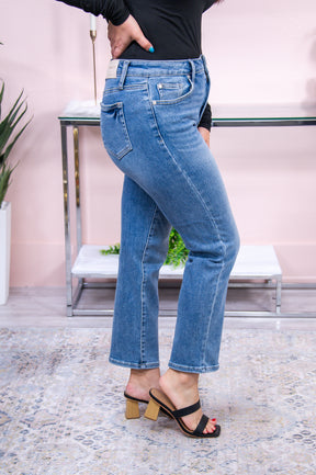 Sunny Medium Denim Jeans - K1039DN