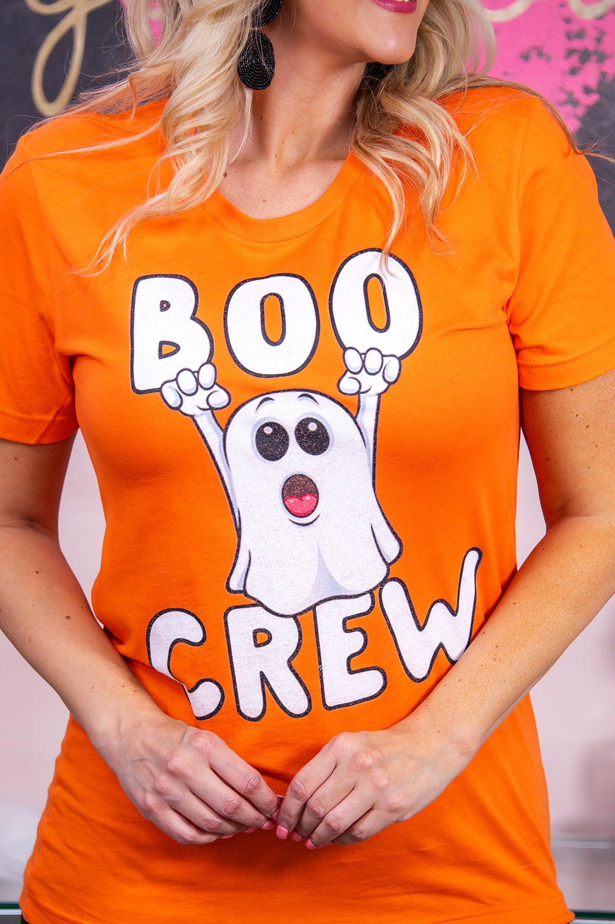 Boo Crew Orange Graphic Tee - A2938OR