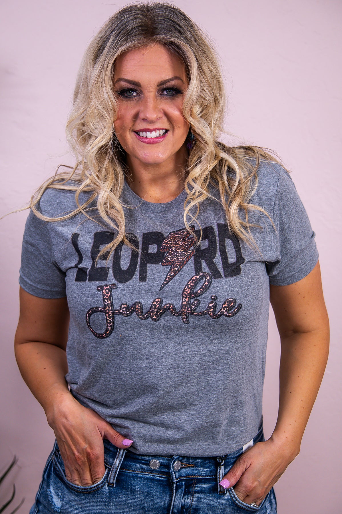 She Ruled The Wild Premium Heather Gray Graphic Tee - A3270PHG