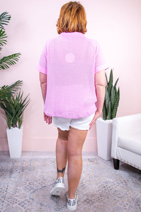 Unforgettable Moments Pink Solid Knitted top - T9227PK