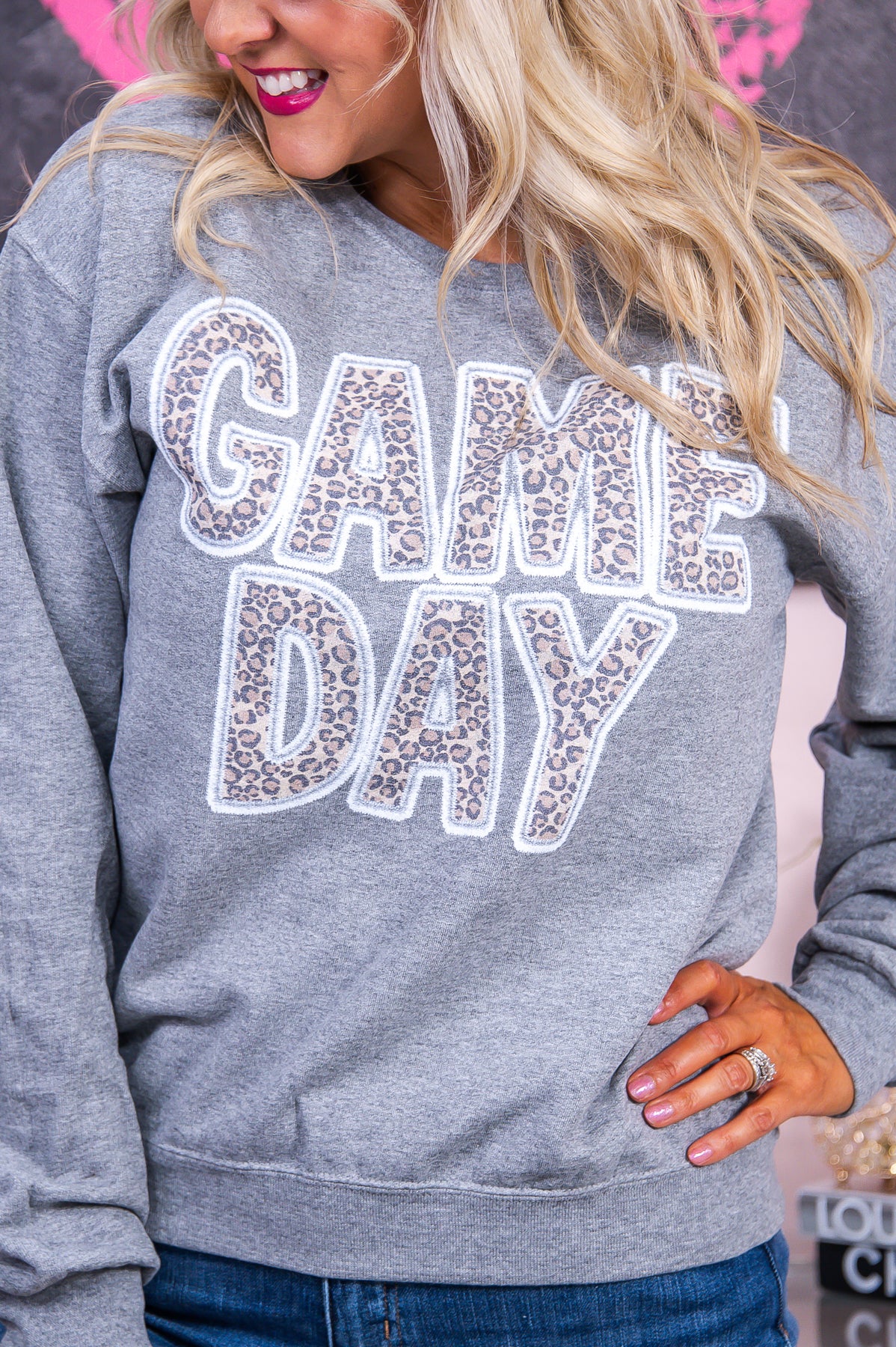 Game Day Oxford Graphic Sweatshirt - A2949OX