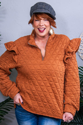 Always Making Moves Tan Sweatshirt Top - T10862TN