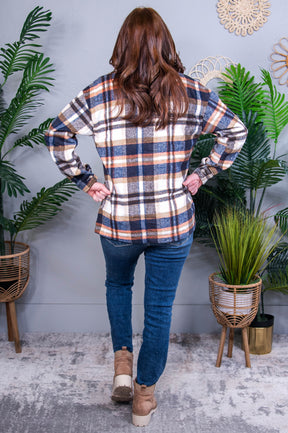 It's Open Season Plaid Shacket - O5750BL