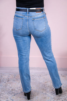 Janet Medium Denim Jeans - K1046DN