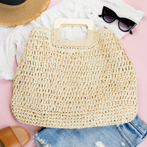 Oversized Straw Tote (2 Colors)