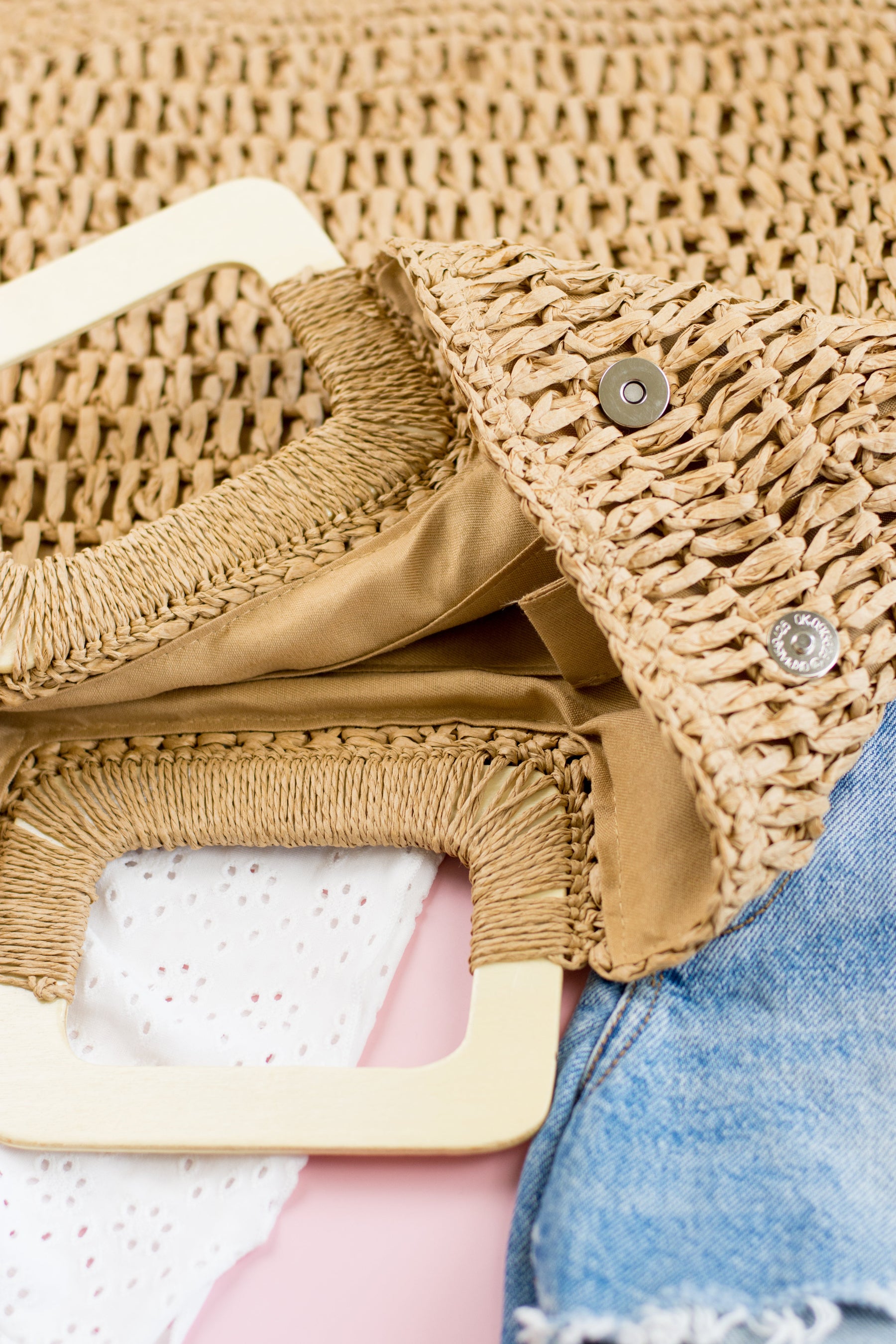 Oversized Straw Tote (2 Colors)