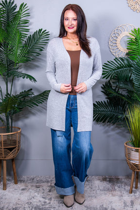 Wrapped In Your Arms Cardigan O5808GR