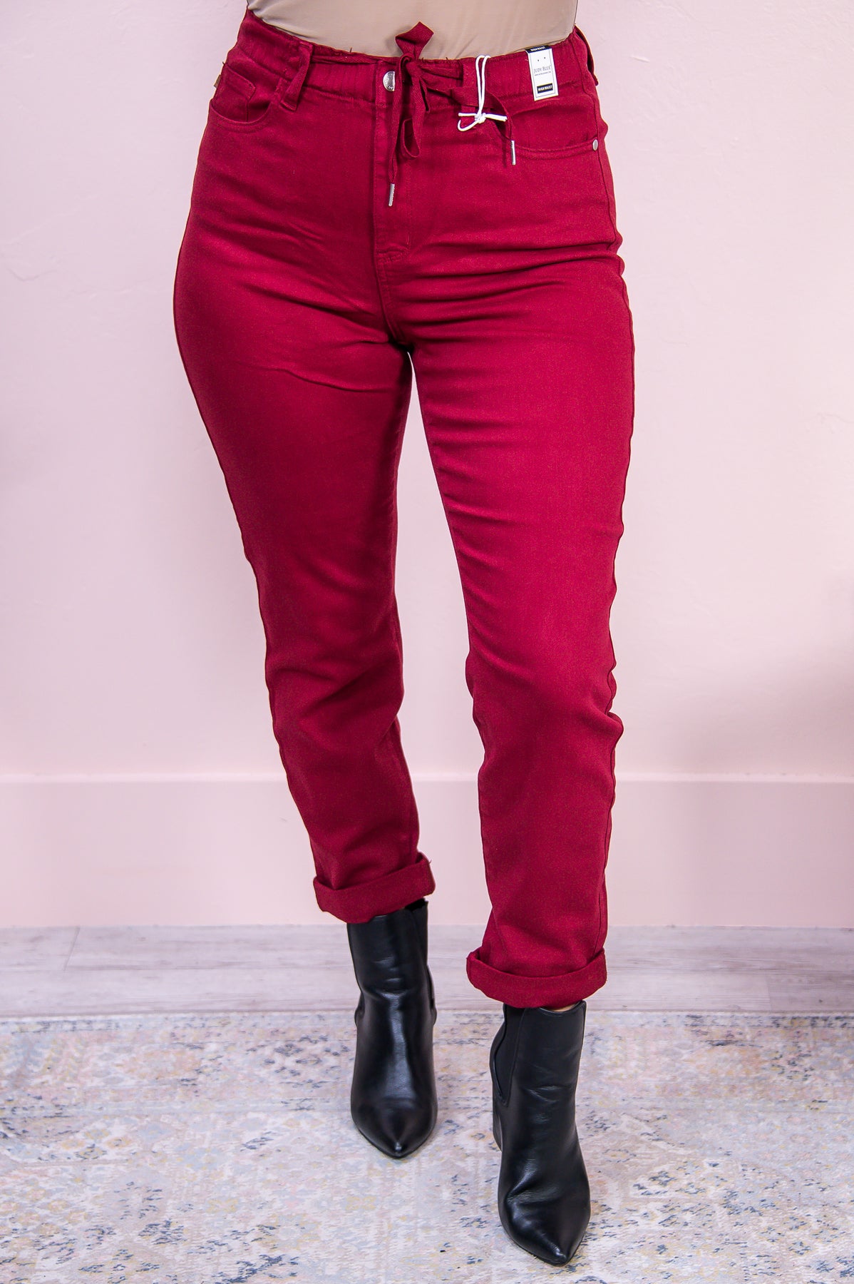 Kailee Scarlet Solid Jeans - K1048SC
