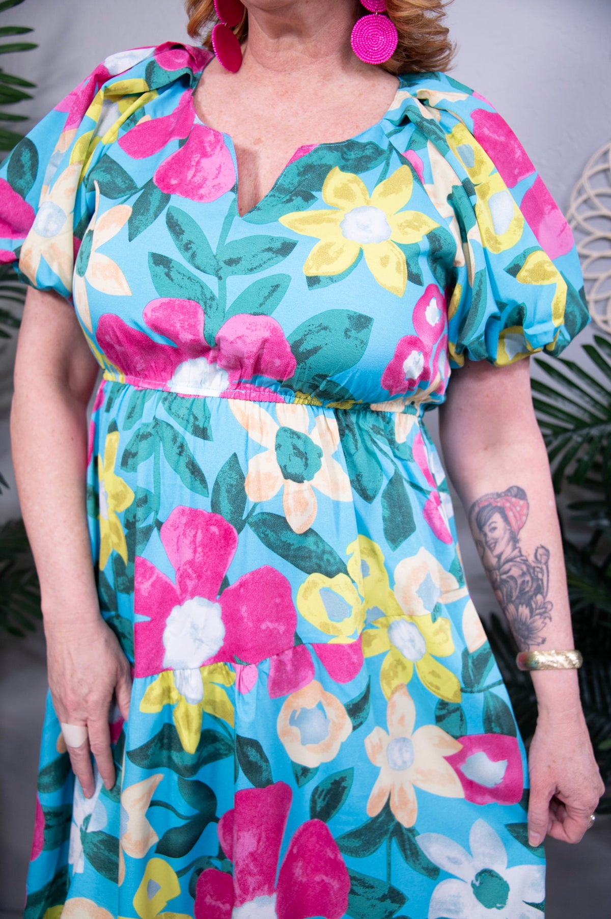 Born To Bloom Midi Dress