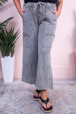 Off To The Races Ash Solid Pants - PNT1623AH
