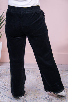 Couldn't Be Sweeter Black Solid Pants - PNT1497BK