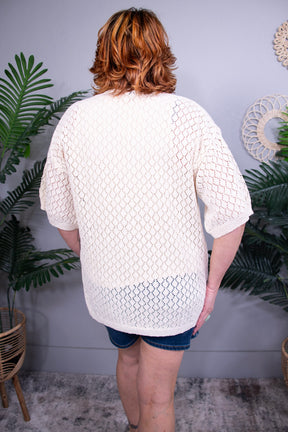 Cover With Style Side Slit Knit Top