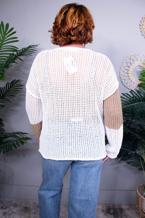 Corner of the Block Loose Knit Sweater