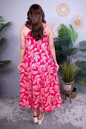 Maxi Vibes Strawberry Printed Dress