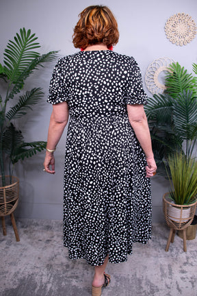 I'm Feeling Independent Half Sleeve Dress - D5620BK
