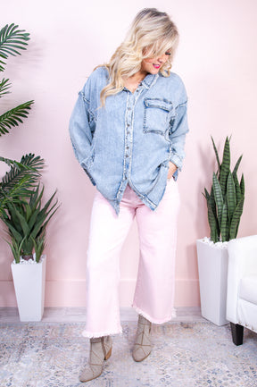 Frenchie Pink Solid Denim Jeans - K1095PK