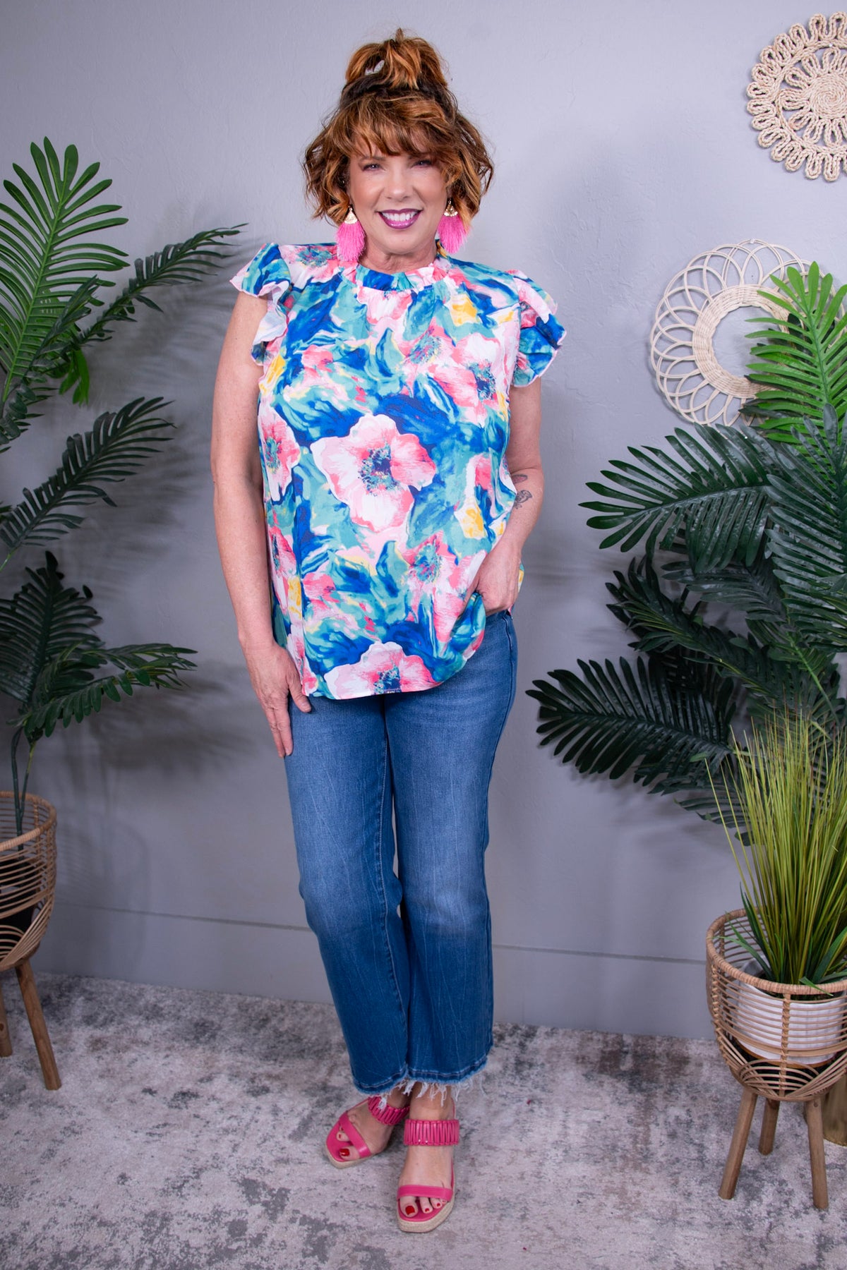 Look Of Love Floral Top