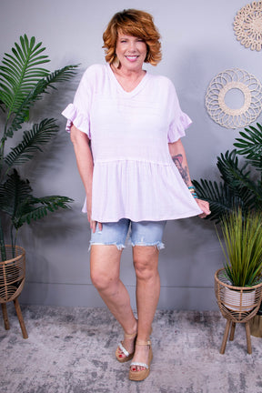 Can't Find the Words V-Neck Blouse- T11239LV