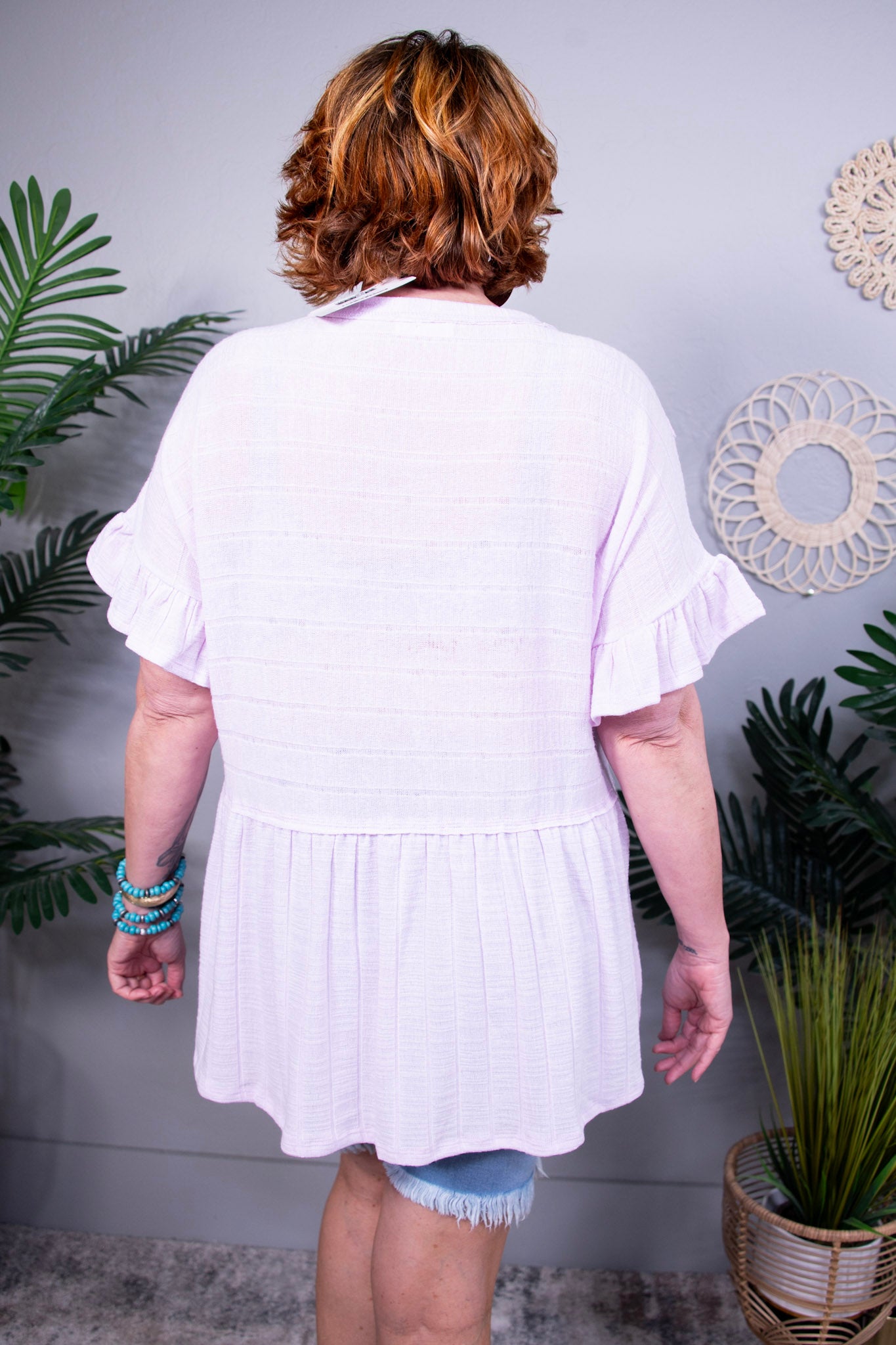 Can't Find the Words V-Neck Blouse- T11239LV